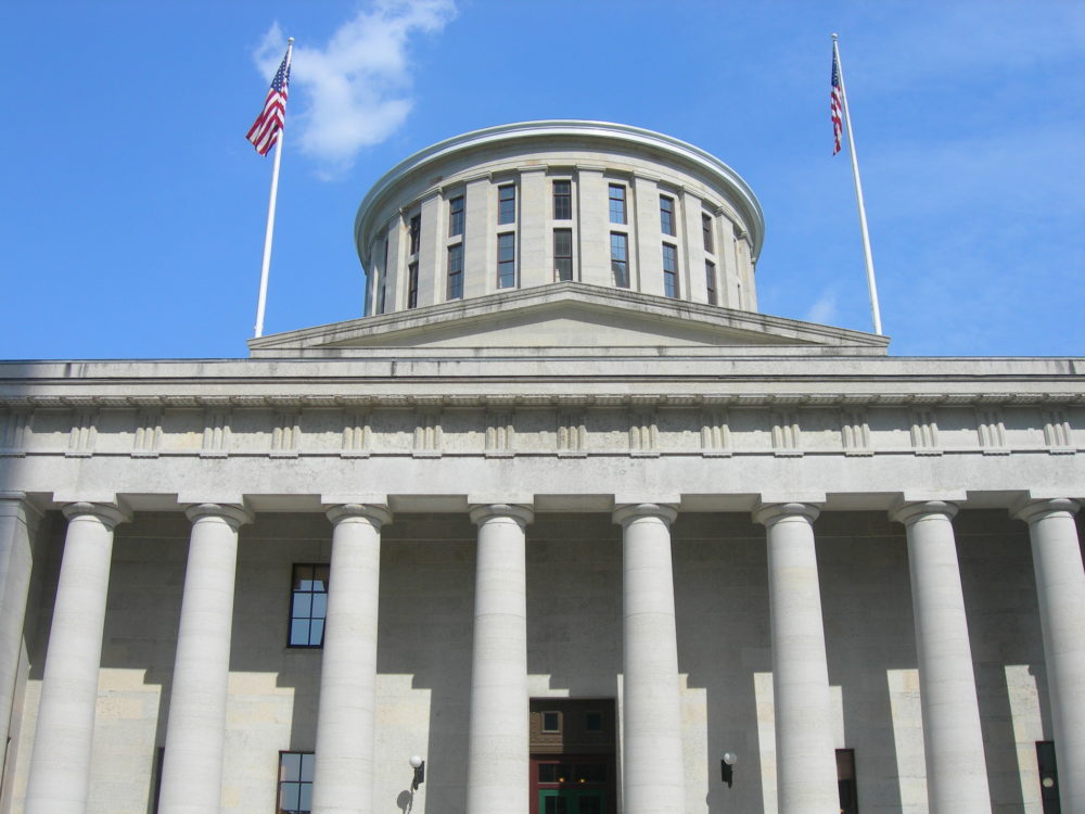 The Ohio Statehouse in Columbus.