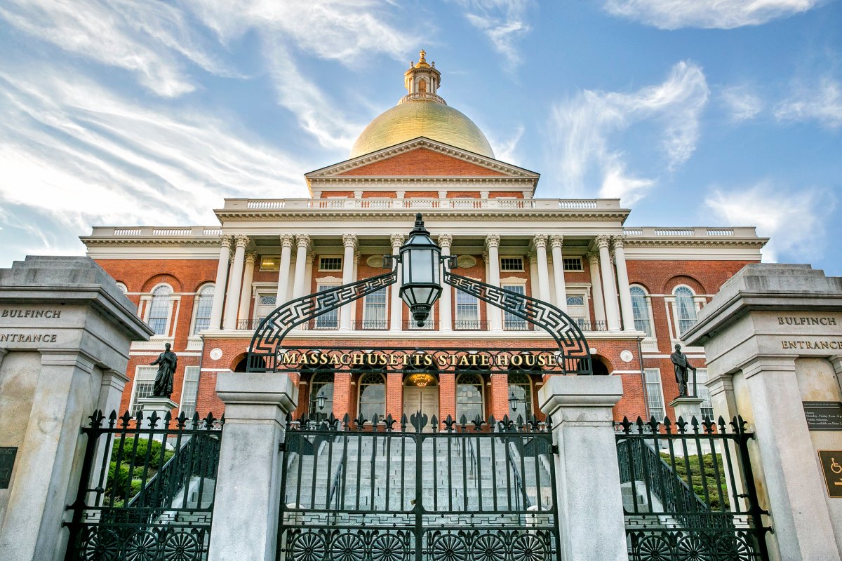 The Massachusetts State Capitol Building in Boston.