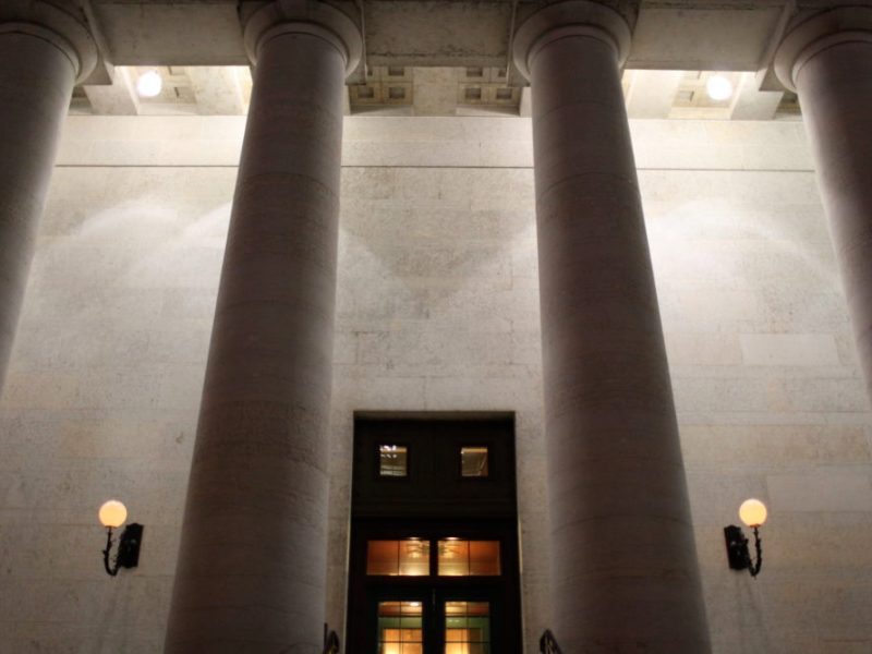 The Ohio Statehouse in Columbus.