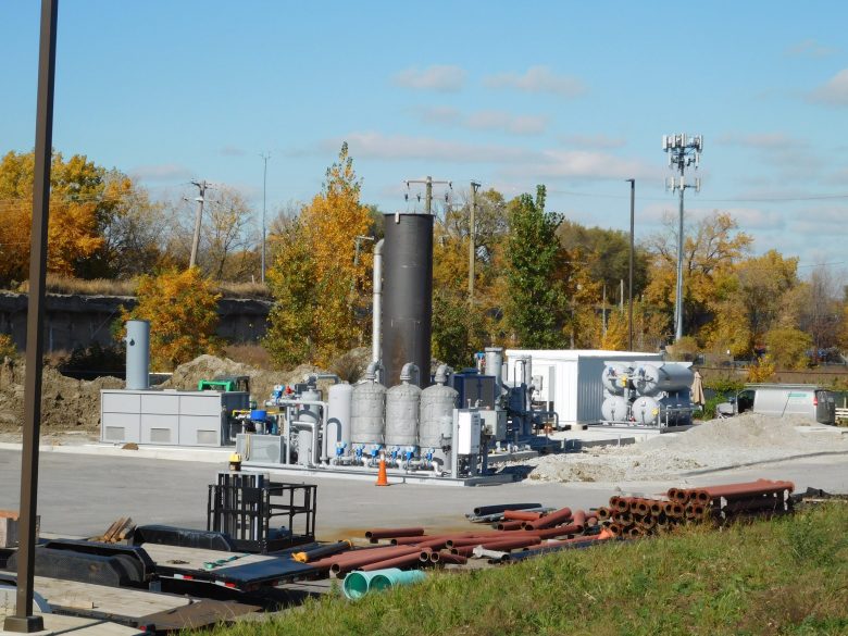 Equipment at the Green Era Campus.