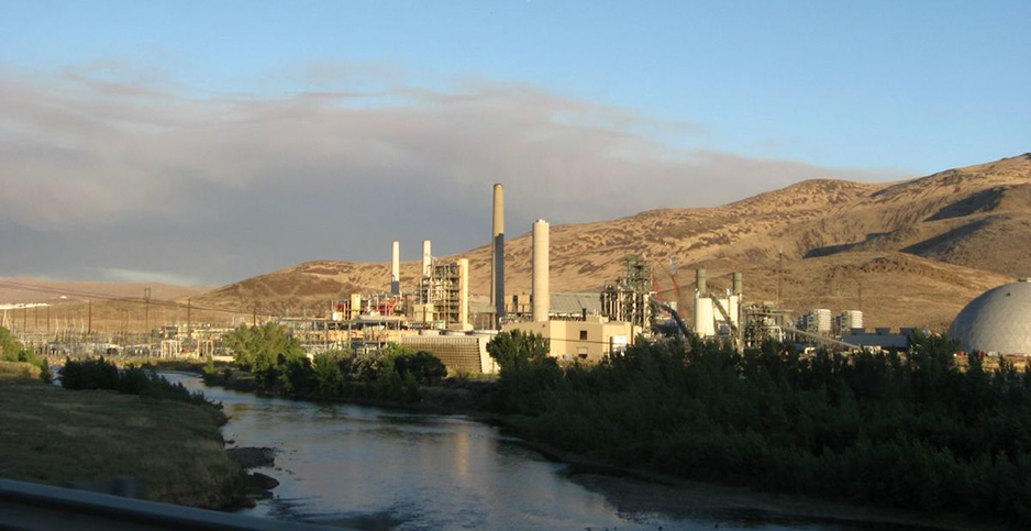 NV Energy's natural gas-fired Frank A. Tracy Generating Station is pictured east of Reno, Nevada