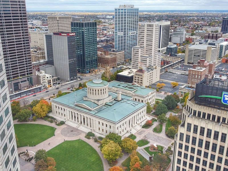 Ohio Statehouse in Columbus, Ohio.