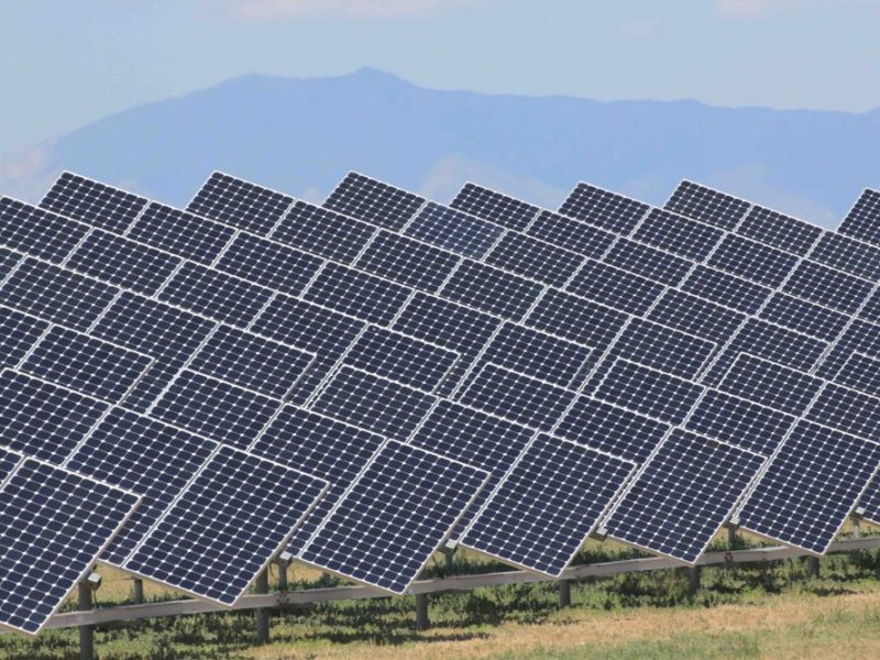 Xcel Energy's Greater Sandhill Solar Farm in Colorado’s San Luis Valley.