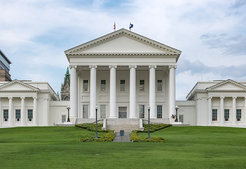 The Virginia Statehouse in Richmond.